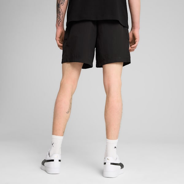 WARDROBE ESSENTIALS Men's Relaxed 6" Cargo Shorts, PUMA Black, extralarge
